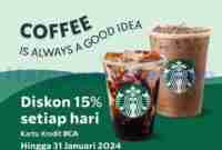 Promo Starbucks Diskon Hingga 15% Dengan BCA