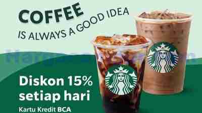 Promo Starbucks Diskon Hingga 15% Dengan BCA