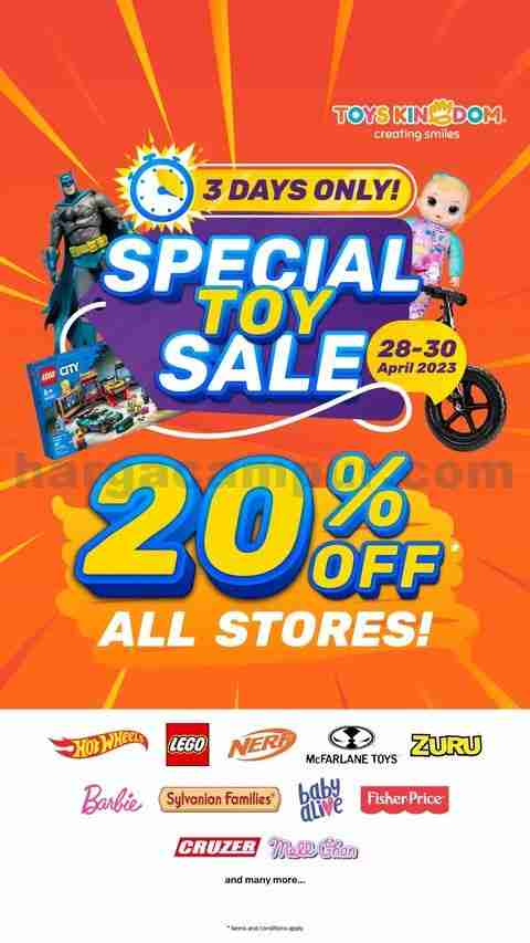promo toys kingdom special toy sale 20% all store