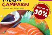 Promo AEON Store Mega Campaign Gofood Diskon Hingga 30% Untuk AEON Sushi