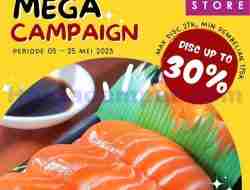 Promo AEON Store Mega Campaign Gofood Diskon Hingga 30% Untuk AEON Sushi