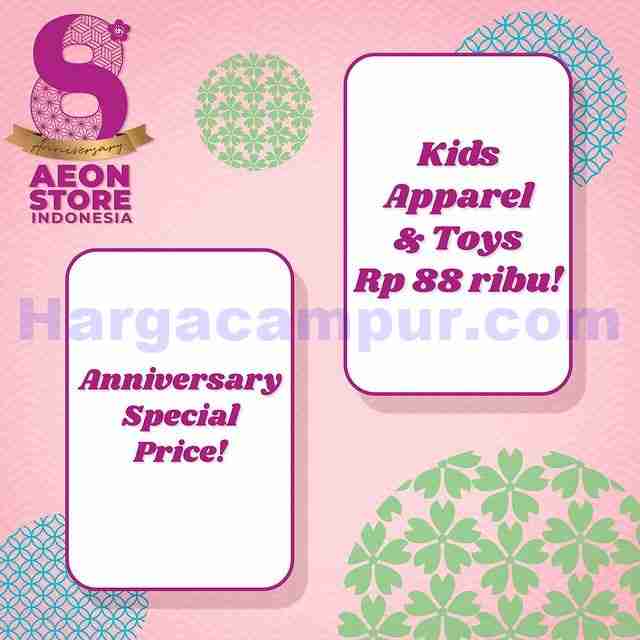 Promo AEON Store Special Anniversary Harga Serba 8 2