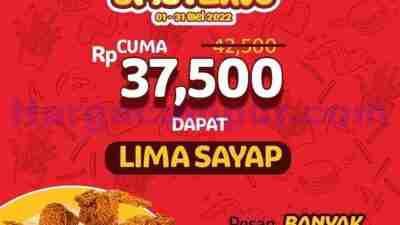Promo AMAYZING Lets Go Chicken Hanya 37Ribuan Dapat 5 Sayap