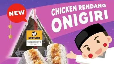Promo Genki Sushi Menu Baru Chicken Rendang Onigiri