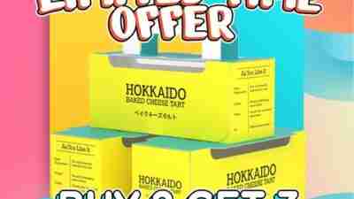 Promo HOKKAIDO BAKED CHEESE TART Beli 2 Gratis 1 Box Of 6