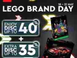 Promo Kidz Station LEGO Brand Day Diskon Hingga 40% + 35%