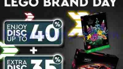 Promo Kidz Station LEGO®️ Brand Day Diskon Hingga 40% + 35%