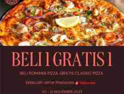 Promo Pizza Marzano Beli 1 Gratis 1 Classic Pizza