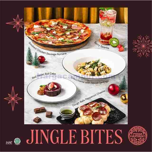 Promo Pizza Marzano Menu Holiday 'Jingle Bites'
