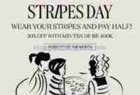 Promo Pizza Marzano STRIPES DAY Diskon 50%