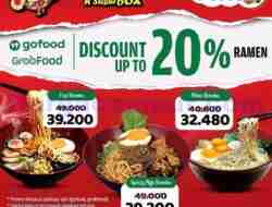 Promo Ramen N Sushi Box Diskon Hingga 50% Khusus Gofood & GrabFood