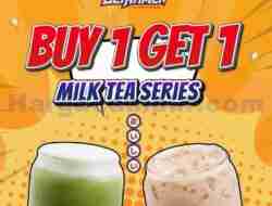 Promo Ultramen Beli 1 Gratis 1 Milk Tea Series