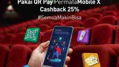 Promo XXI Cafe Cashback 25% Dengan QR Pay PermataMobile X