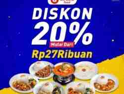 Promo DCOST Diskon 20% Melalui AirAsia Food