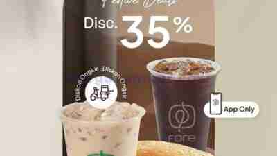 Promo Fore Coffee Diskon 35% Melalui Fore App