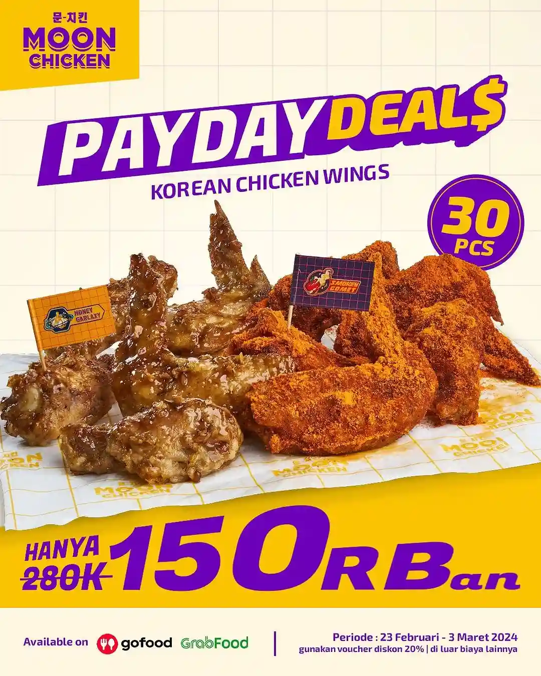 Promo Moon Chicken Payday Deals Harga Hanya 30Ribuan 2