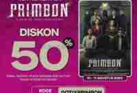 Promo Platinum Cineplex Diskon 50% Untuk Tiket Film Primbon