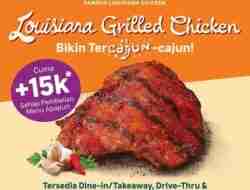 Promo Popeyes Tambah 15 Ribu Dapat Louisiana Grilled Chicken