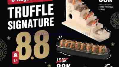 Promo Sushi Hiro Truffle Signature Series Hanya 88 Ribu