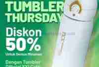 Promo XXI Cafe Tumbler Thursday Diskon 50%