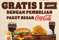 Promo Burger King Beli Paket Besar Gratis 1 Tiket Cinepolis