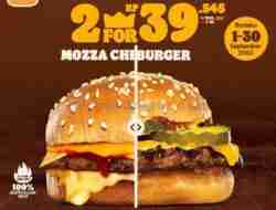 Promo Burger King Dobel Mantul 2 Burger Hanya 39Ribu