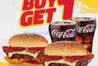 Promo Carls Jr Beli 1 Gratis 1 Western Beefbac Cheeseburger + Coca - Cola