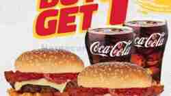 Promo Carls Jr Beli 1 Gratis 1 Western Beefbac Cheeseburger + Coca - Cola
