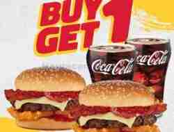 Promo Carls Jr Beli 1 Gratis 1 Western Beefbac Cheeseburger + Coca – Cola