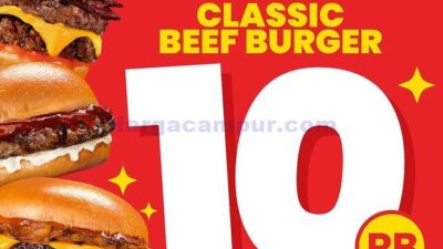Promo Chigo Spesial Opening Classic Beef Burger 10 Ribu