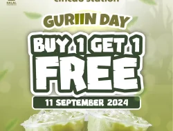 Promo Cincau Station GURIIN DAY Beli 1 Gratis 1