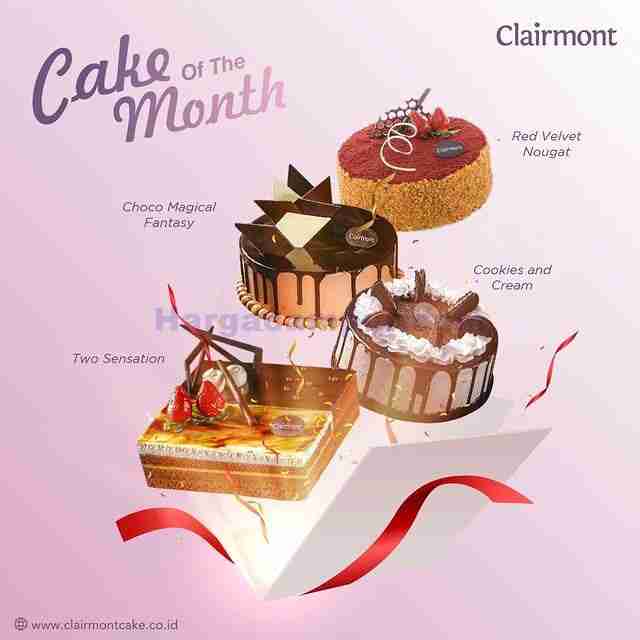 Promo Clairmont Cake Of The Month Diskon Hingga 100Ribu