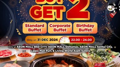 Promo Gyukaku Spesial Tahun Baru Beli 2 Gratis 2