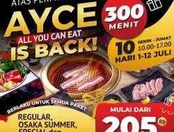 Promo Kintan Buffet Shaburi AYCE Harga Hanya 205Ribu