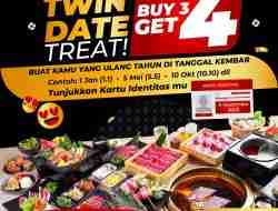 Promo Kintan Buffet Twin Date 10.10 Beli 3 Dapat 4