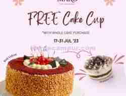 Promo Mako Cake & Bakery Gratis Cake Cup