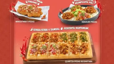 Promo Pizza Hut Menu Baru Pedas Nusantara Pilihan 4 Sambal