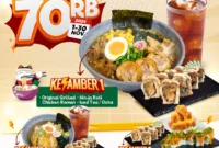 Promo Suteki Sushi Paket Kesamber Harga Hanya 70Ribu