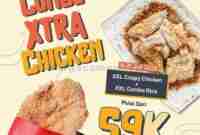 Promo XIJI Combo Xtra Chicken Mulai Rp 59 Ribu