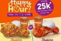 promo popeyes happy hour hanya 25 ribu