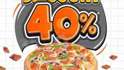 Promo Dominos Pizza Weekend Special Medium Pizza Diskon 40%