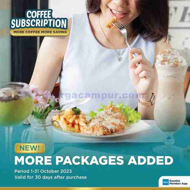 Promo Excelso Coffee subscription 1
