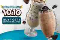 Promo Excelso Special 10.10 Diskon 50% Minuman & Beli 1 Gratis 1 1