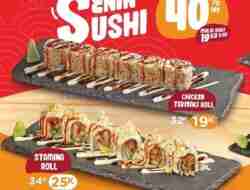 Promo Kimukatsu Senin Sushi Diskon Hingga 40%