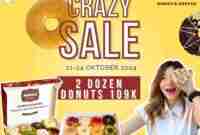 Promo Mokko Factory Crazy Sale 2 Lusin Donat 109Ribu