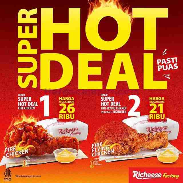 Promo Richeese Factory Super Hot Deal Mulai 20Ribu