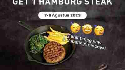 Promo Steak Hotel by HOLYCOW Beli 1 Gratis 1 Hamburg Steak