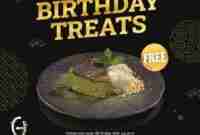 Promo Sushi Hiro Birthday Treats Gratis Matcha Cheesecake