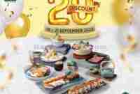 Promo Sushi Tei 20th Anniversary Diskon Hingga 20%