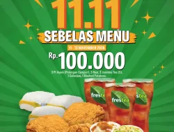 Promo Texas Chicken Spesial 11.11 Sebelas Menu Hanya 100Ribu